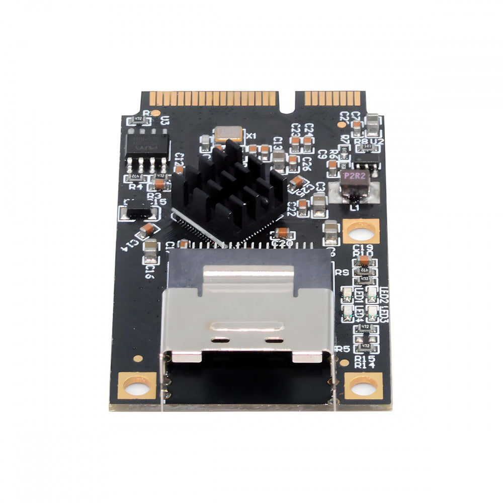 Mini PCI-E PCI Express to Mini SAS SFF-8087 SATA 3.0 Four Ports Adapter Converter 6Gbps Disk Extension Card for SSD