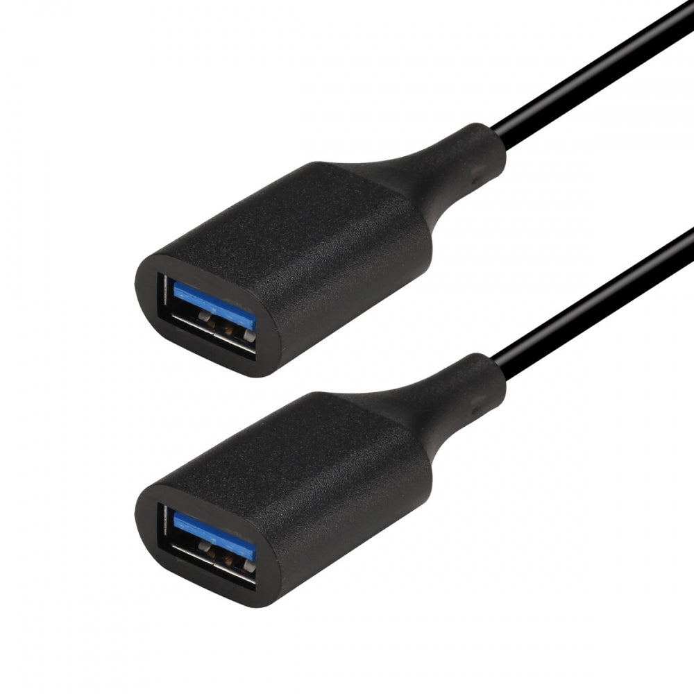 USB 3.0 Type-A Female to Type-A Female Extension Cable Data 10Gbps for Laptop Computer Disk SSD Camera