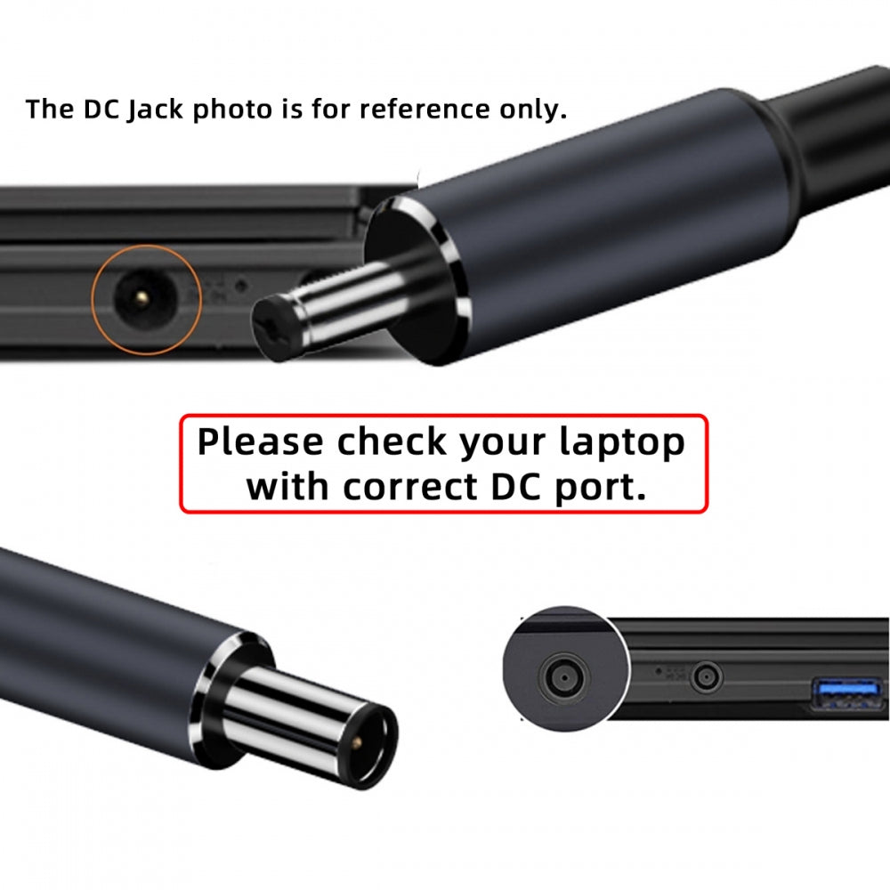 100W Type-C USB-C Female Input to DC 5.5*2.5mm Plug Output Power 20V 5A PD Charge Cable 16cm for Laptop