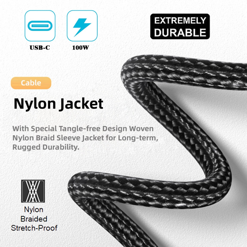 100W Type-C USB-C Female Input to DC 4.5*3.0mm Plug Output Power 20V 5A PD Charge Cable 16cm Compatible with DELL-Laptop