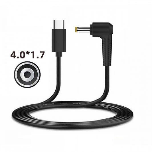 Type-C USB-C Male Input to 4.0x1.7mm Plug DC 12V Output Power Cable PD Emulator Trigger Cord 150cm