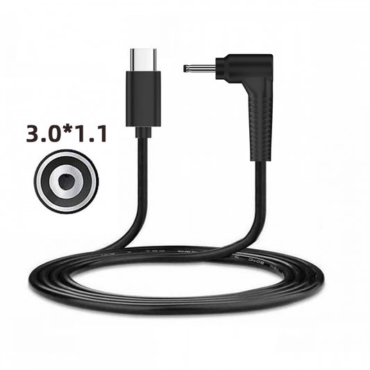 Type-C USB-C Male Input to 3.0x1.1mm Plug DC 12V Output Power Cable PD Emulator Trigger Cord 150cm
